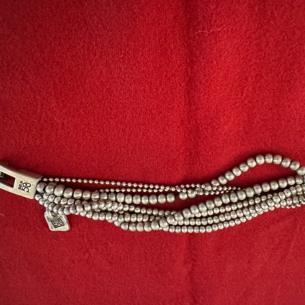 UNO de 50 Multi-strand Silver Bracelet